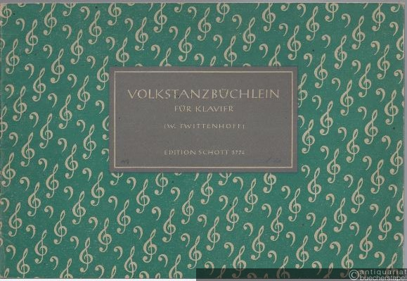  - Volkstanzbüchlein für Klavier (= Edition Schott, Nr. 3774).