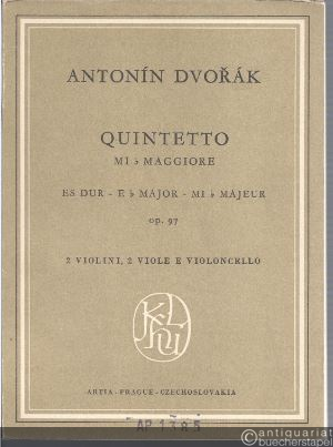  - Kvintet Es Dur / Quintett Es-Dur / Quintet Eb major / Quintette mi b majeur op. 97. Miniature Score.