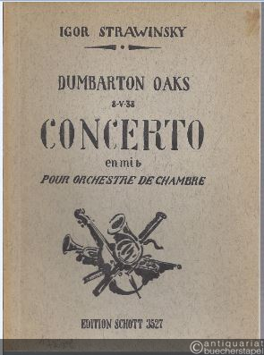  - Concerto en Mi b pour Orchestre de Chambre (= Edition Schott, Nr. 3527). Partition de poche.