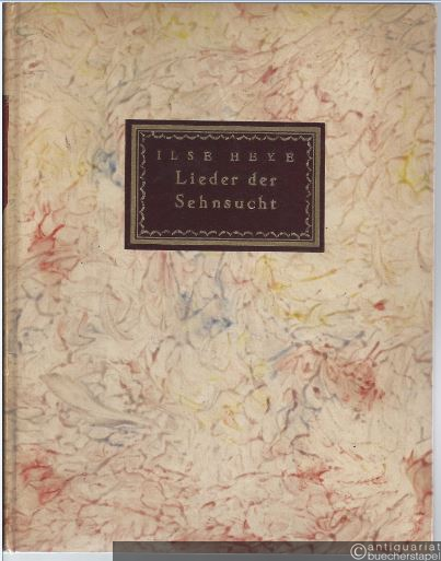  - Lieder der Sehnsucht.