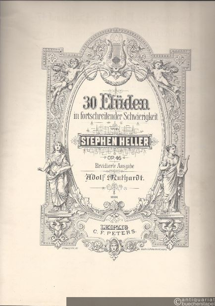  - 30 Etüden in fortschreitender Schwierigkeit von Stephen Heller Op. 46 (= Edition Peters, [Nr. 3562]).