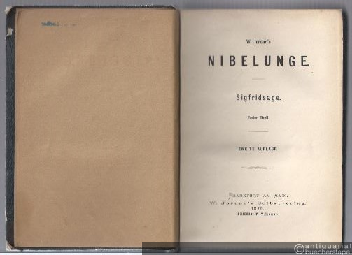  - Nibelunge. Sigfridsage. Erster und zweiter Theil in 1. Band.