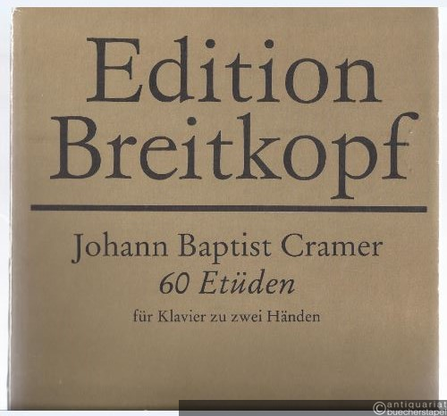  - 60 Etüden für Klavier zu zwei Händen (= Edition Breitkopf, Nr. 2609).