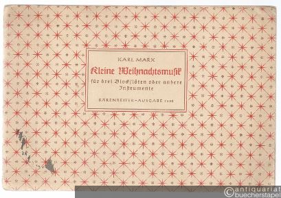  - Kleine Weihnachtsmusik für drei Blockflöten [c'', c'' oder f' und f' oder c'] oder andere Instrumente op. 27c (= Bärenreiter 1502).