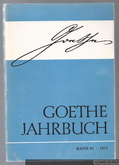  - Goethe Jahrbuch 91 (1974).