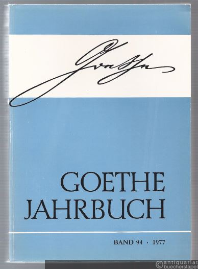  - Goethe Jahrbuch 94 (1977).