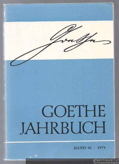  - Goethe Jahrbuch 96 (1979).