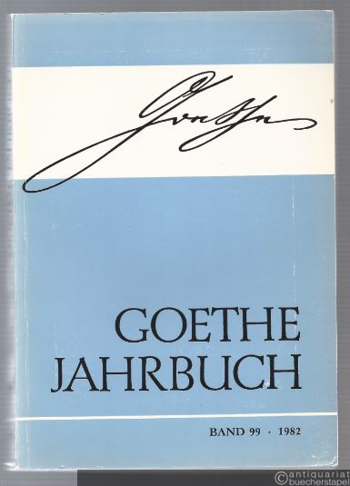  - Goethe Jahrbuch 99 (1982).