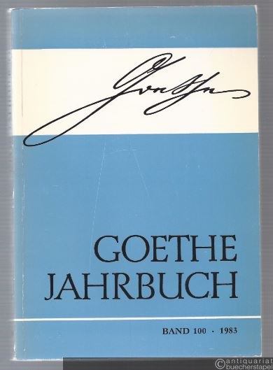  - Goethe Jahrbuch 100 (1983).