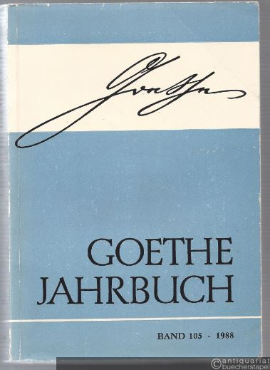  - Goethe Jahrbuch 105 (1988).