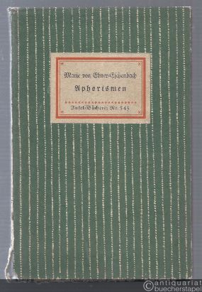  - Aphorismen (= Insel-Bücherei Nr. 543).