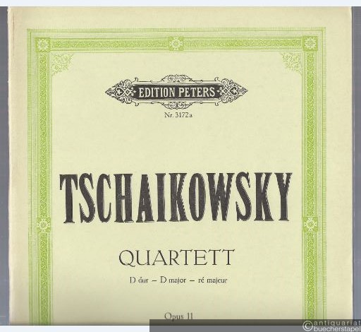  - Quartett für 2 Violinen, Viola, Violoncell D-Dur Op. 11 (= Edition Peters, Nr. 3172a). Stimmen.