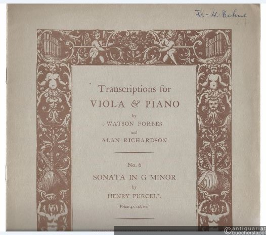  - Sonata in G Minor (Transcriptions for Viola and Piano, No. 6).