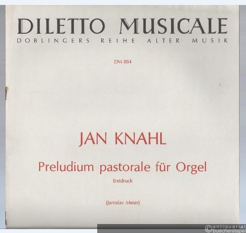  - Preludium pastorale für Orgel. Erstdruck (= Doblinger DM 884).