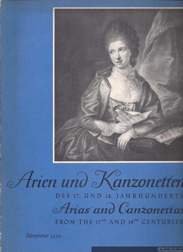  - Arien und Kanzonetten des 17. und 18. Jahrhunderts (= Bärenreiter 3450).