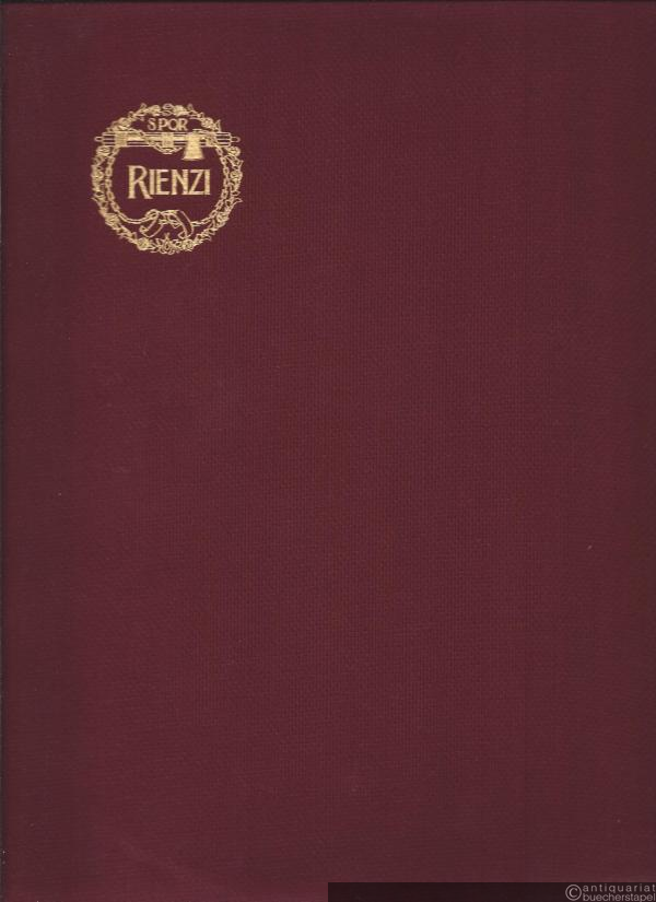  - Rienzi (= Richard Wagner. Sämtliche Musikdramen, I. Edition Breitkopf, Nr. 4501). Klavierauszug zu zwei Händen mit beigefügtem Text.