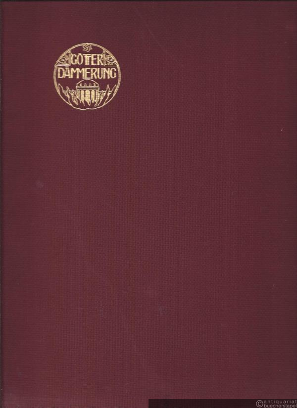  - Götterdämmerung. Klavierauszug zu zwei Händen mit beigefügtem Text (= Sämtliche Musikdramen, X. Edition Breitkopf, Nr. 4530).