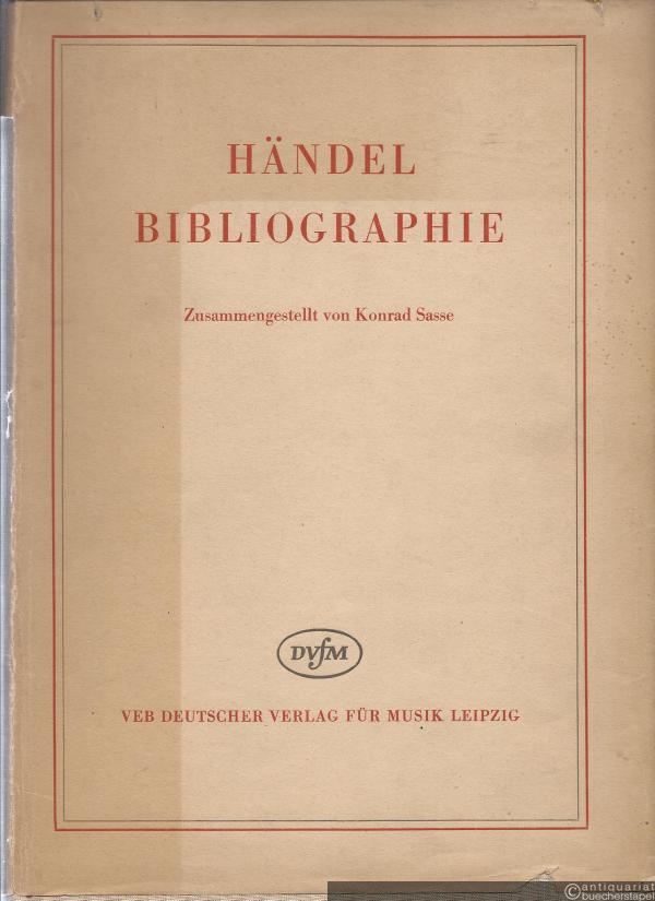  - Händel Bibliographie.