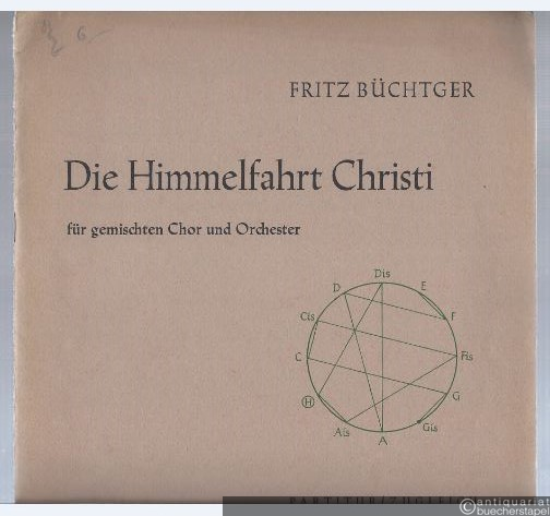  - Die Himmelfahrt Christi für gemischten Chor (= Bärenreiter-Ausgabe 3699). Partitur zugleich Klavierauszug.