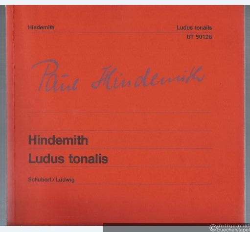  - Ludus tonalis (1942). Studies in Counterpoint, Tonal Organisation and Piano Playing (= Wiener Urtext Edition, Nr. 50128).
