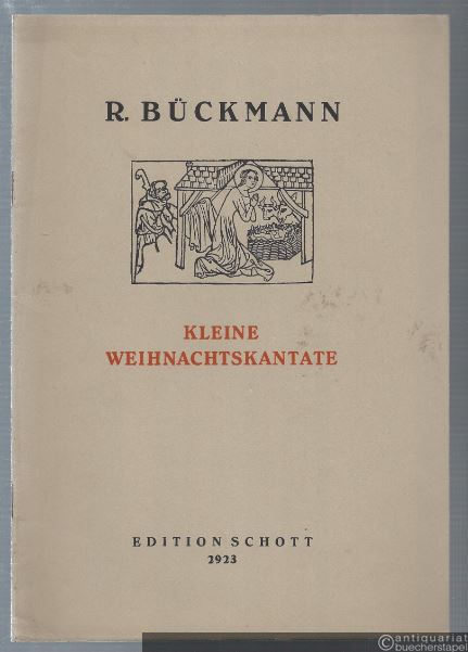  - Kleine Weihnachtskantate für Kinder- oder Frauenstimmen (= Edition Schott, Nr. 2923). Partitur.