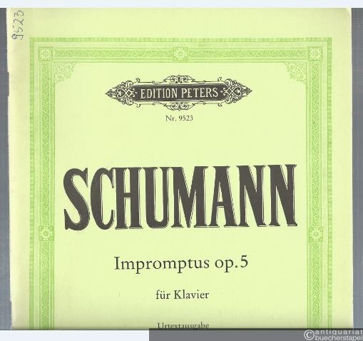 - Impromptus Opus 5 für Klavier (= Edition Peters, Nr. 9523). Urtextausgabe.