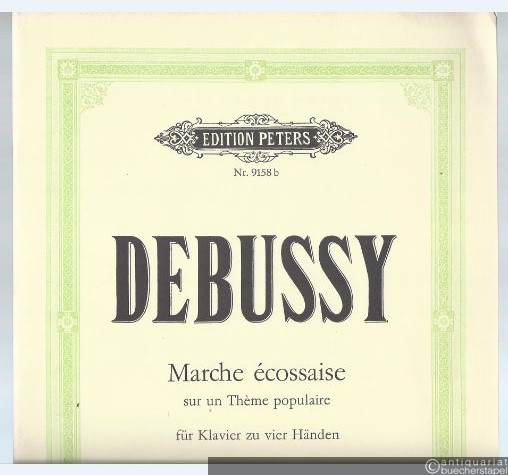  - Marche ecossaise sur un Theme populaire (= Edition Peters, Nr. 9158b). Für Klavier zu vier Händen.