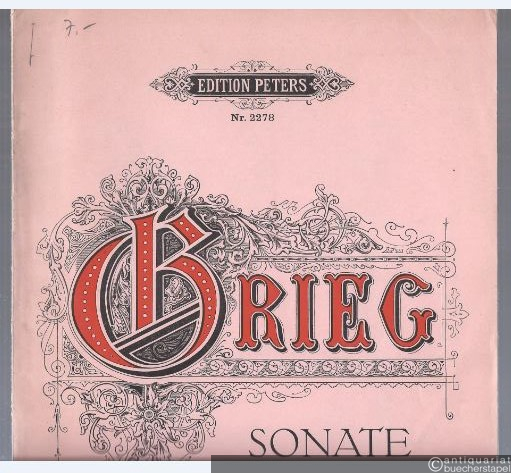  - Sonate für das Pianoforte e-Moll Opus 7 (= Edition Peters, Nr. 2278).
