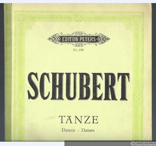  - Tänze für Klavier zu 2 Händen (= Edition Peters, Nr. 150).