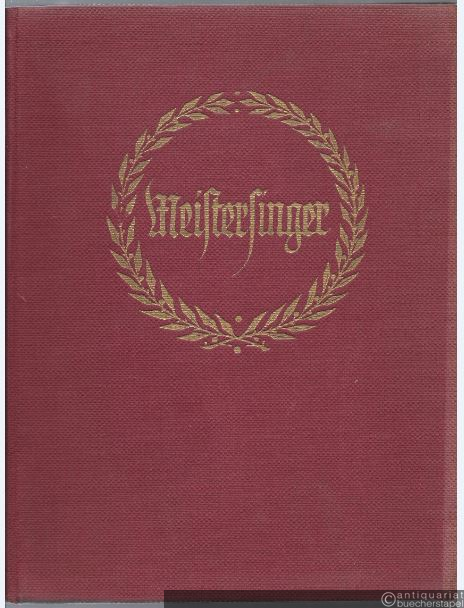  - Die Meistersinger von Nürnberg. Klavierauszug zu zwei Händen.