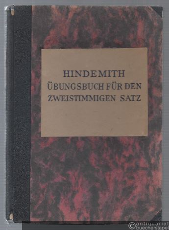  - Unterweisung im Tonsatz. II Übungsbuch für den zweistimmigen Satz (= Edition Schott, Nr. 3601).