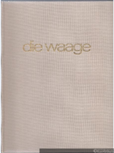  - Die Waage. Zeitschrift der Grünenthal GmbH. Band 26/1987. Hefte 1-4.
