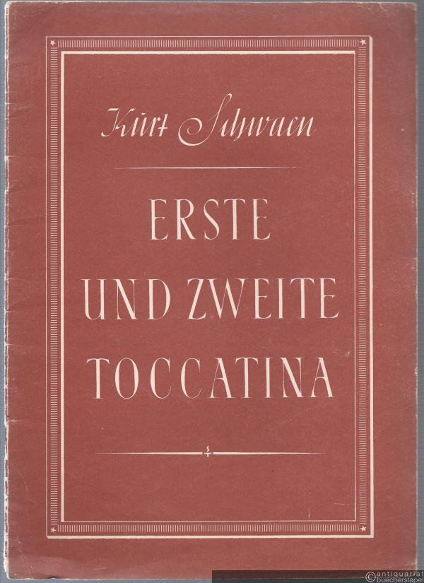  - Erste und zweite Toccatina für Klavier.