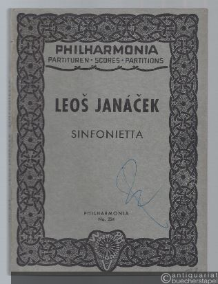  - Sinfonietta (1926) (= Philharmonia Taschenpartituren, No. 224).