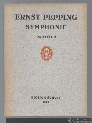  - Symphonie für Orchester (= Edition Schott, Nr. 3530). Partitur.