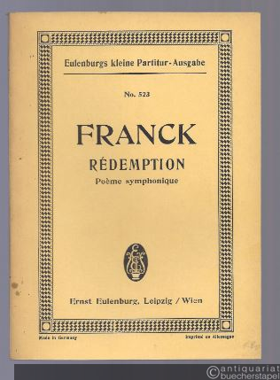  - Redemption. Poeme symphonique (= Eulenburgs kleine Partitur-Ausgabe, No. 523).