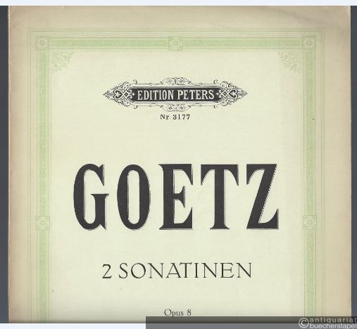  - 2 Sonatinen für den Klavierunterricht op. 8 (= Edition Peters, Nr. 3177).