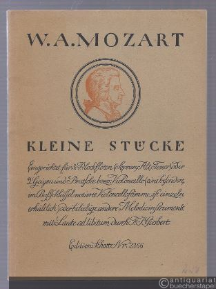  - Kleine Stücke (= Edition Schott, Nr. 2366). Partitur.