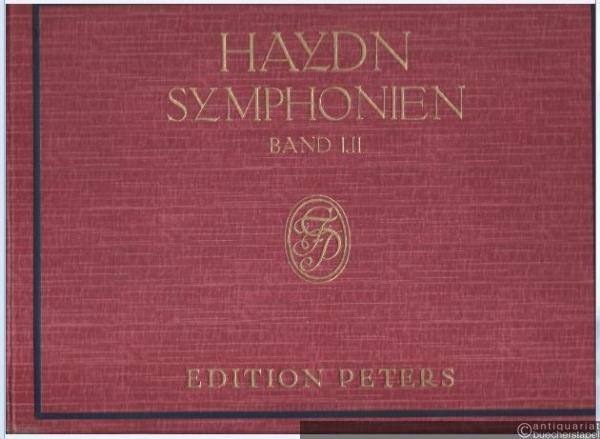  - Haydn Symphonien (1-12) Band I und II (= Edition Peters). Klavier zu 4 Händen.