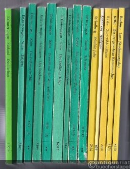  - Reclam Universal-Bibliothek. Konvolut von 14 Heften.
