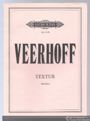  - Textur für Streicher (= Edition Peters, Nr. 8149). Studienpartitur.