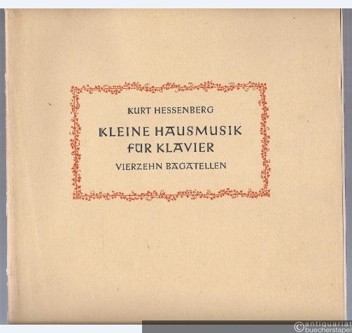  - Kleine Hausmusik für Klavier. Vierzehn Bagatellen op. 24 (= Edition Schott, Nr. 2834).