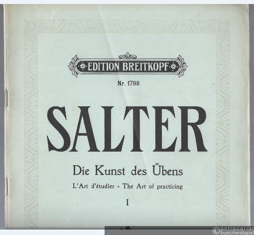  - Die Kunst des Übens. Praktische Studien für das Violoncello, Teil 1: Der Bogen (= Edition Breitkopf, Nr. 1798).