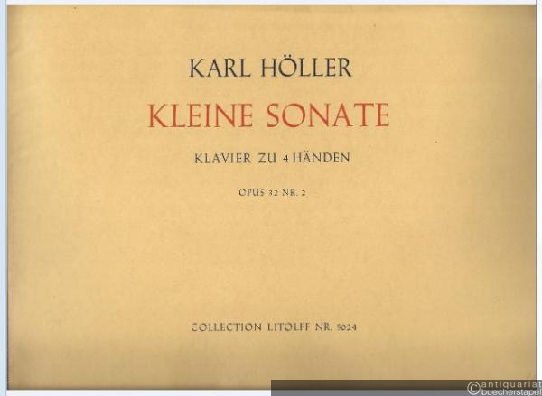  - Kleine Sonate für Klavier zu 4 Händen op. 32, Nr. 2 G-Dur (= Collection Litolff, Nr. 5024).