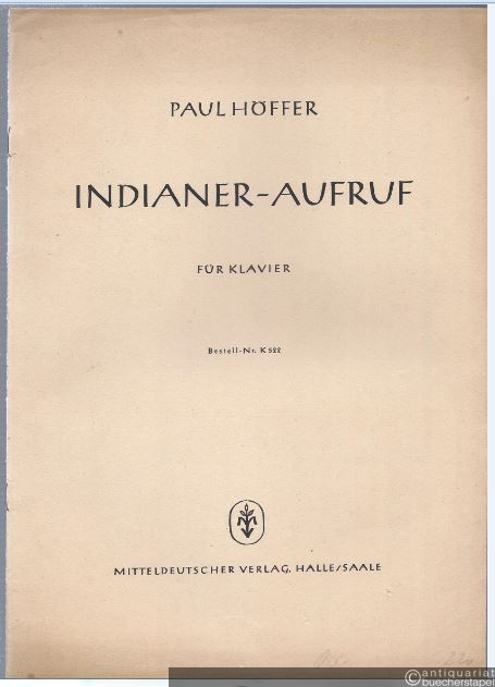  - Indianer-Aufruf für Klavier.