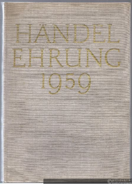  - Händel-Ehrung der Deutschen Demokratischen Republik 1959.