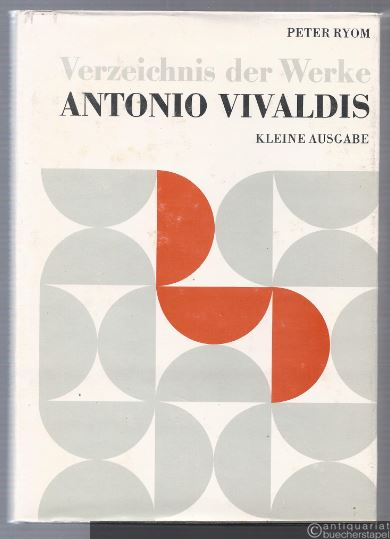  - Verzeichnis der Werke Antonio Vivaldis (RV). Kleine Ausgabe.