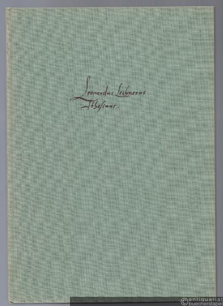  - Newe Teutsche Lieder mit fünff Stimmen Con alchuni madrigali 1579 (= Leonard Lechner Werke. Band 5). BA 2935.