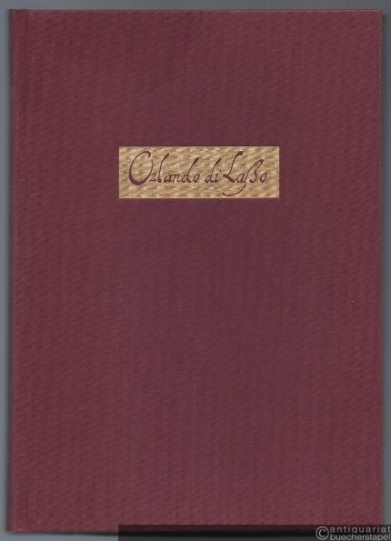  - Magnificat 71 - 92. Magnificat der Jahre 1583-85 aus Münchner Handschriften (= Orlando di Lasso Sämtliche Werke. Neue Reihe, Band 16). BA 4197.