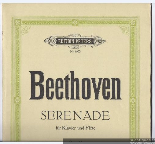  - Serenade für Klavier und Flöte (oder Violine) Op. 41 (= Edition Peters, Nr. 4663).